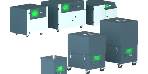 Linha de sistemas de escapamento a laser