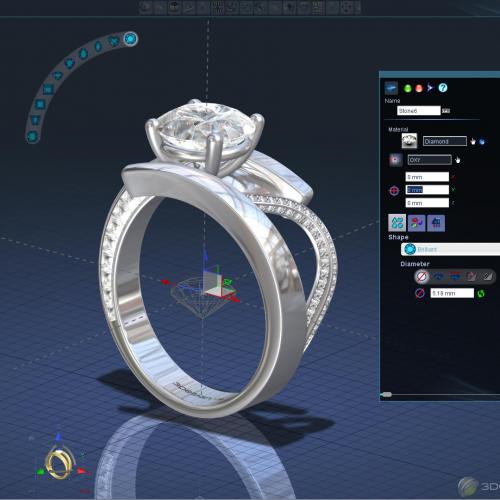 Software CAD 3Design de jóias