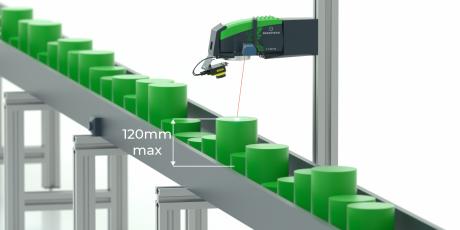Marcador laser para metal utilizando tecnologia de autofocus