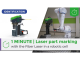 ⏱️ 1 Minute | Laser part marking with the Fiber Laser in a robotic cell